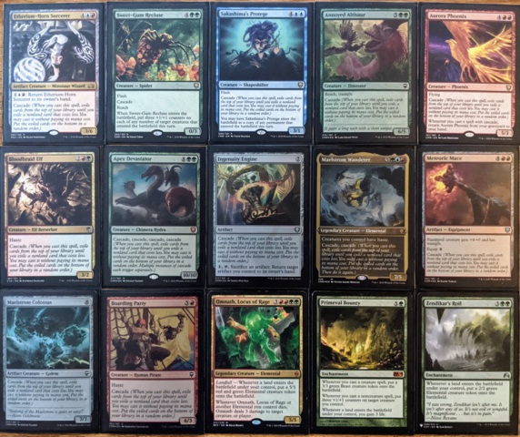 Averna, the Chaos Bloom - Cascade EDH Deck (Custom 100 Card Commander Deck)